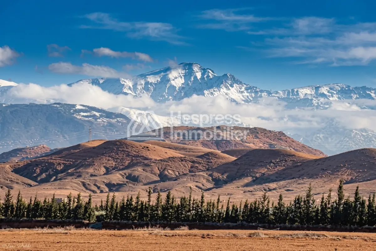 Terrain en vente route ourika