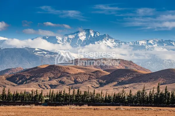 Terrain en vente route ourika
