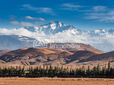 Terrain en vente route ourika