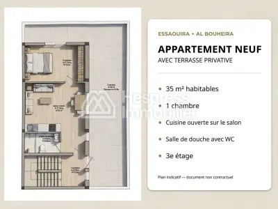 Appartement terrasse neuf à Essaouira