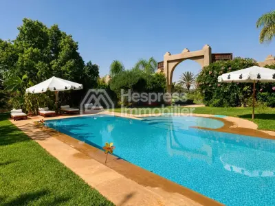 Kasbah with private lake and Andalusian gardens