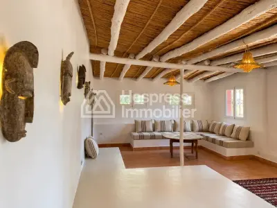 Kasbah with private lake and Andalusian gardens