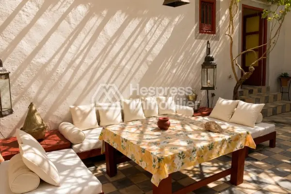 Kasbah with private lake and Andalusian gardens