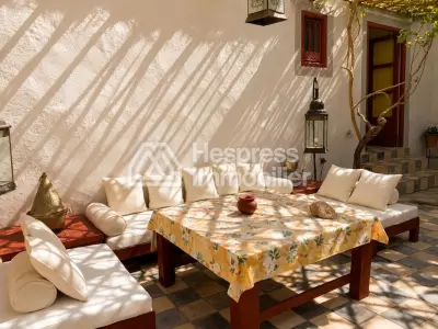 Kasbah with private lake and Andalusian gardens