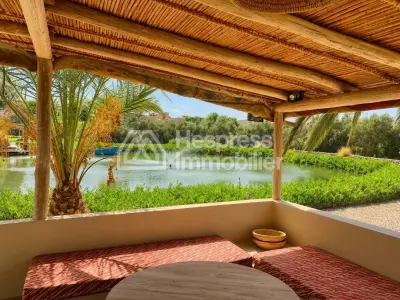 Kasbah with private lake and Andalusian gardens