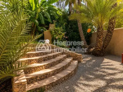 Kasbah with private lake and Andalusian gardens