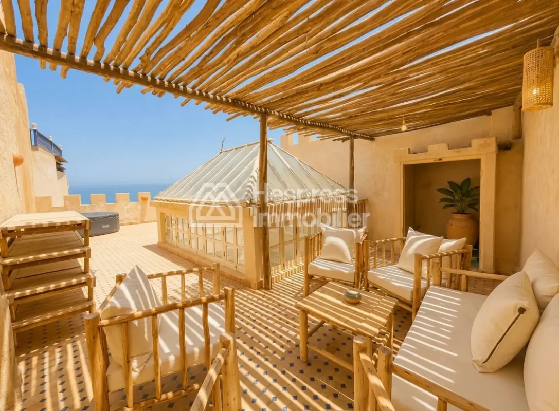 Riad avec terrasse vue mer à Essaouira