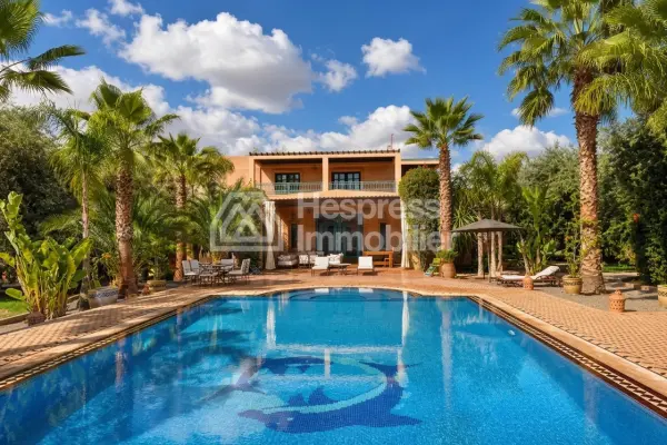 Villa avec VNA route de l'Ourika, vue Atlas
