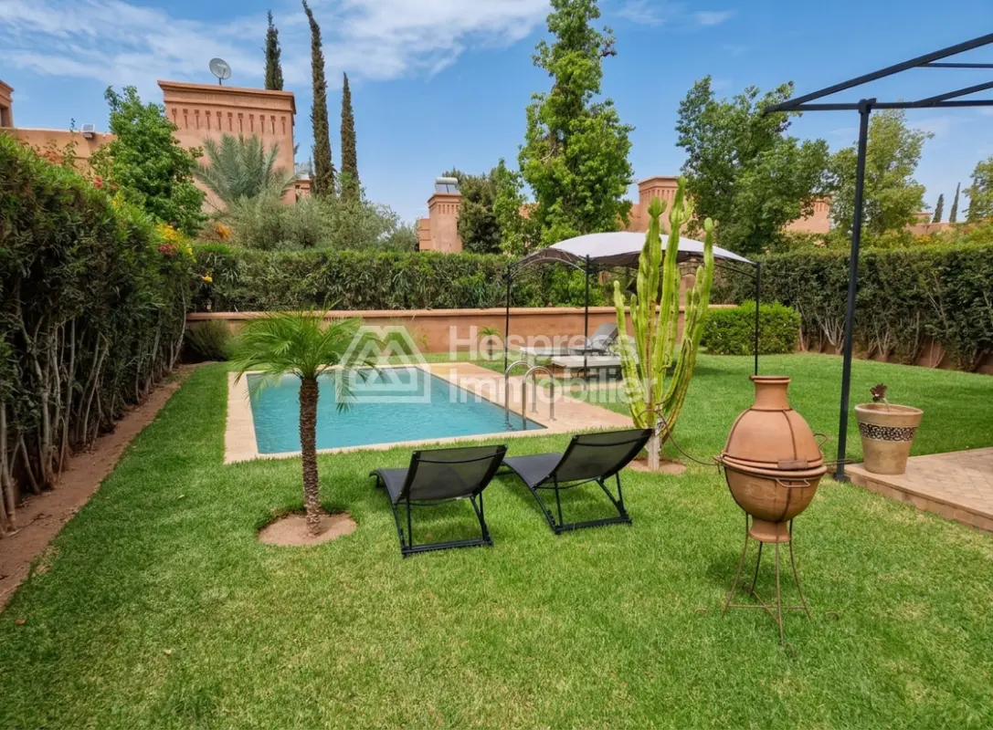 Villa with pool near future golf course Marrakech