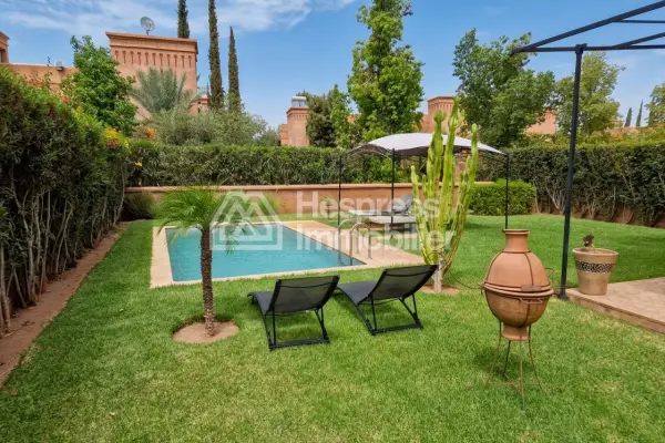 Villa with pool near future golf course Marrakech