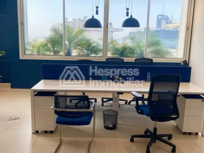 Office space of 170 m², empty or furnished, on Boulevard d'Anfa
