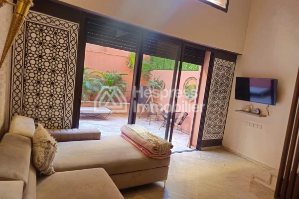 Duplex for sale in Gueliz , Residence with swimming pool