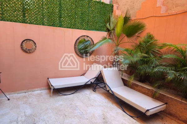 Duplex for sale in Gueliz , Residence with swimming pool