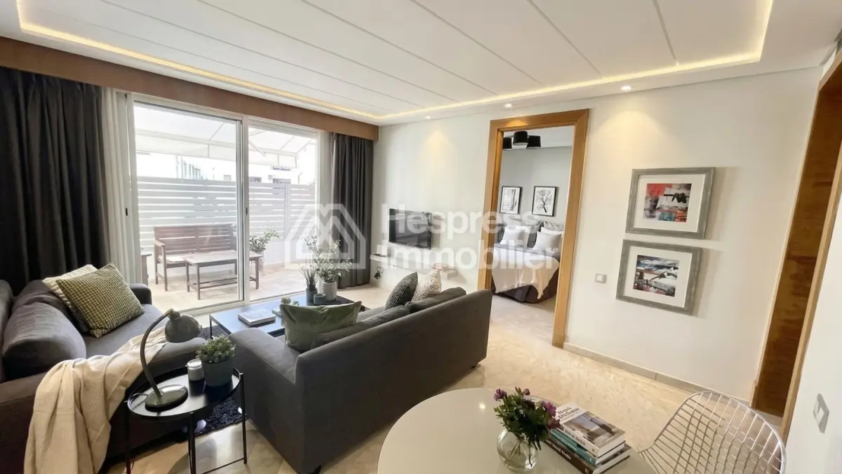 Furnished studio apartment, 60 m², with terrace Racine