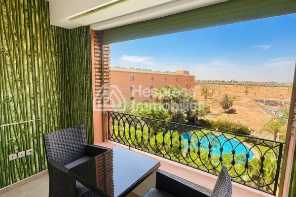 Appartement belle vue piscine Hivernage