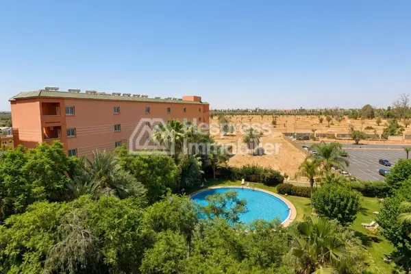 Appartement belle vue piscine Hivernage
