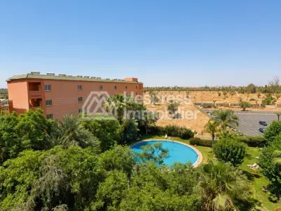 Appartement belle vue piscine Hivernage