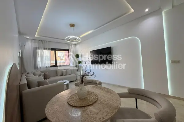 Appartement en vente à Guéliz. Surface totale 79 m². Bien meublé