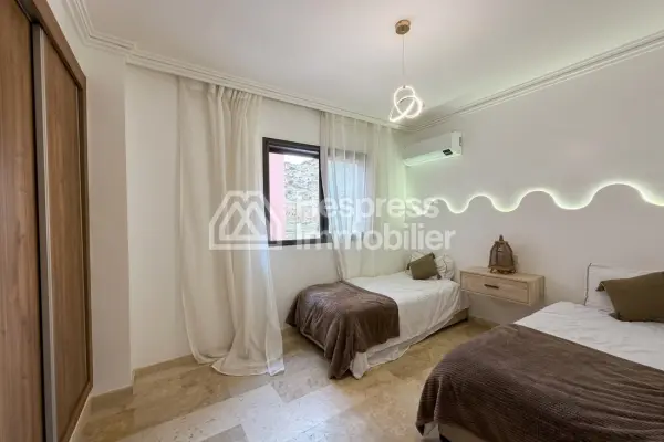Appartement en vente à Guéliz. Surface totale 79 m². Bien meublé