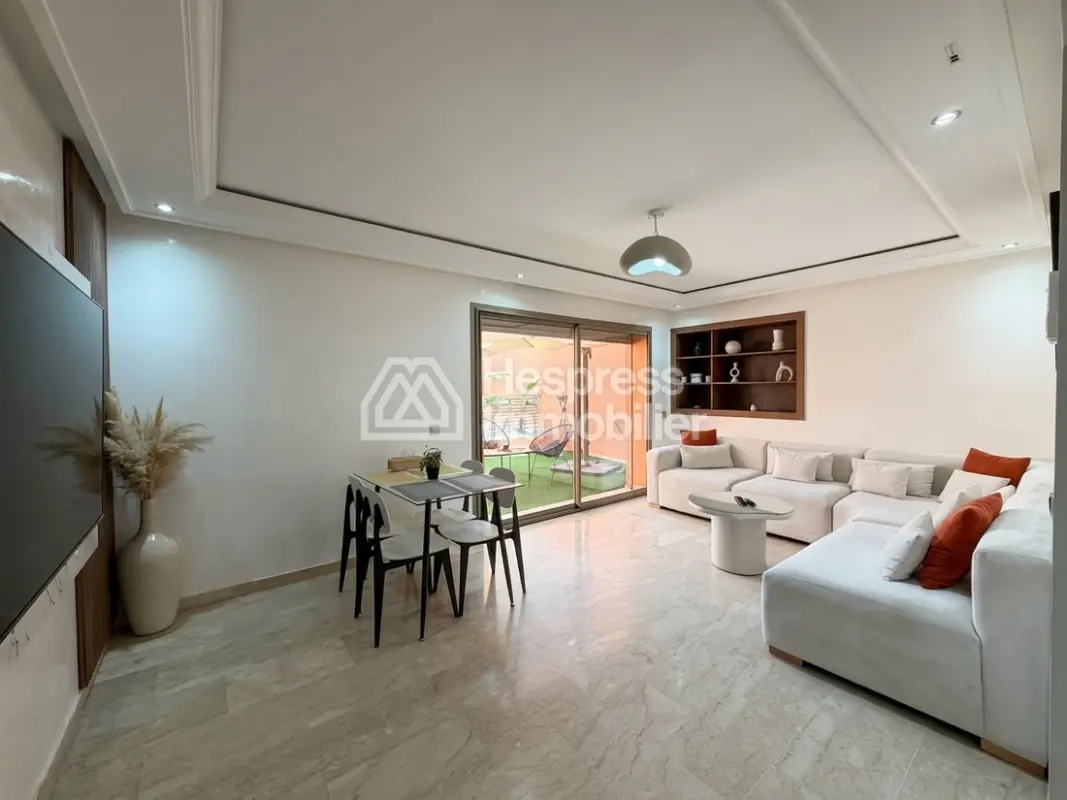 À VENDRE – Appartement Meublé Moderne à Gueliz
