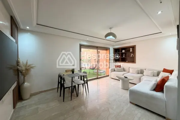 À VENDRE – Appartement Meublé Moderne à Gueliz