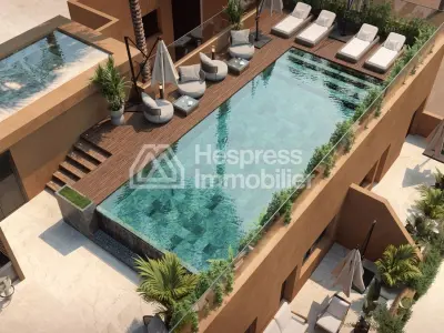 Appartements neufs avec piscine à 7 min de Guéliz