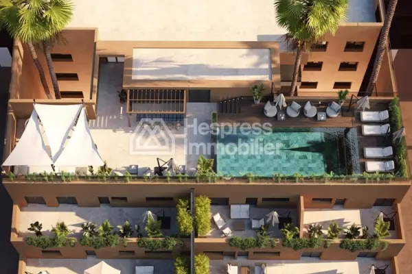 Appartements neufs avec piscine à 7 min de Guéliz