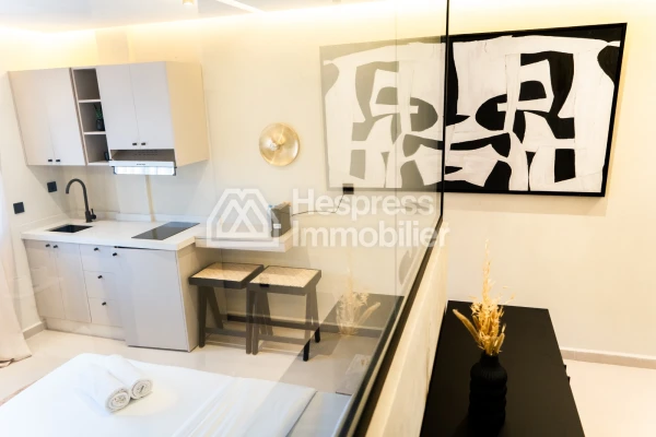 Investissement clé en main à Guéliz – 3 studios autonomes prêts pour Airbnb