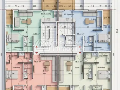Appartement 2 Chambres à Guéliz – Titre