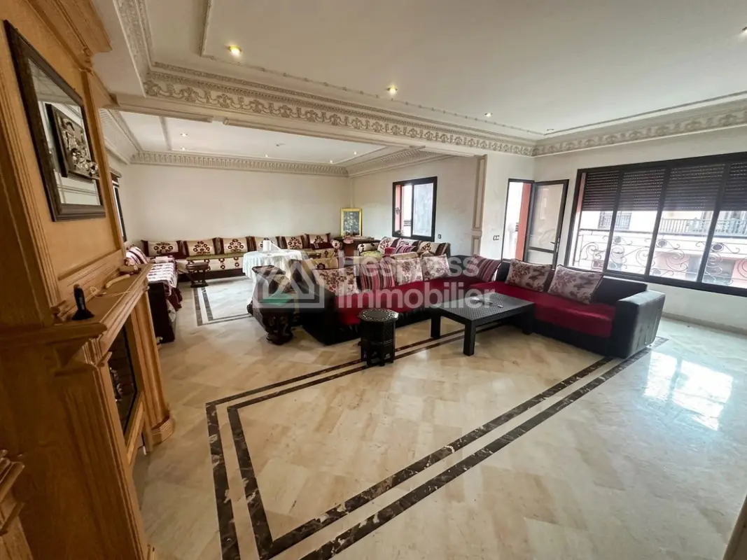 Luxury furnished 3-bedroom, 3-bathroom apartment in Gueliz