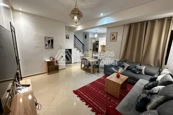دوبلكس مفروش وجميل في علال فاسي بالقرب من مرجان