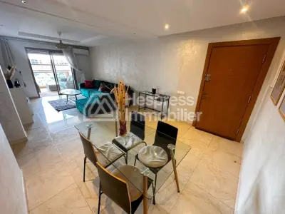 Furnished apartment with pool near Av M6 Ourika road
