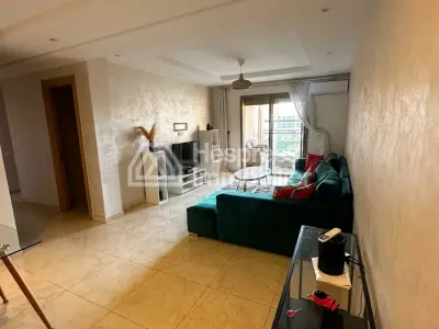 Furnished apartment with pool near Av M6 Ourika road