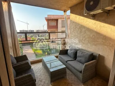 Furnished apartment with pool near Av M6 Ourika road