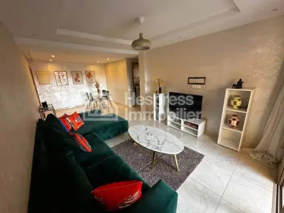 Furnished apartment with pool near Av M6 Ourika road