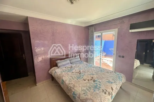 Furnished studio with 2 courtyards Gueliz near Kabir Hotel