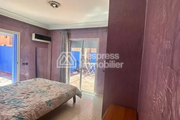 Furnished studio with 2 courtyards Gueliz near Kabir Hotel