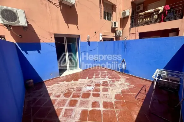 Furnished studio with 2 courtyards Gueliz near Kabir Hotel