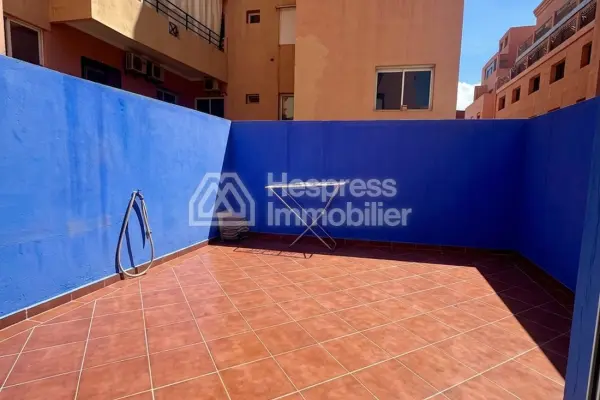 Furnished studio with 2 courtyards Gueliz near Kabir Hotel
