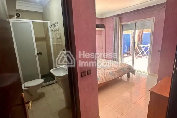 Furnished studio with 2 courtyards Gueliz near Kabir Hotel