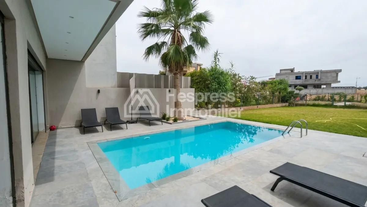 Exceptional villa with views of the Atlas Mountains