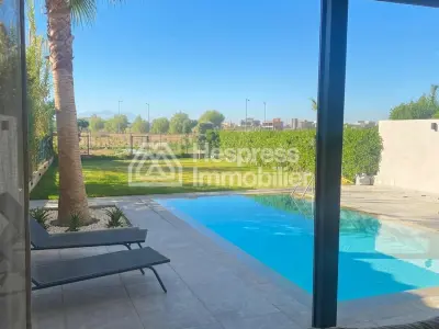 Exceptional villa with views of the Atlas Mountains