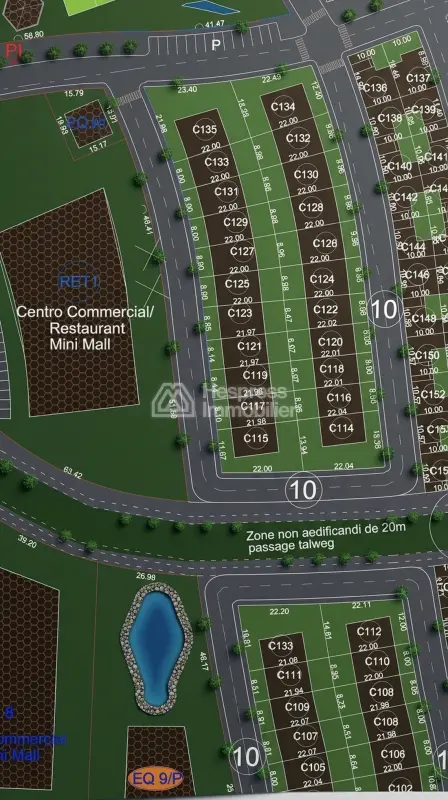 Land for sale on Route Casablanca. Total area 180 m²