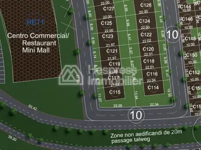 Land for sale on Route Casablanca. Total area 180 m²