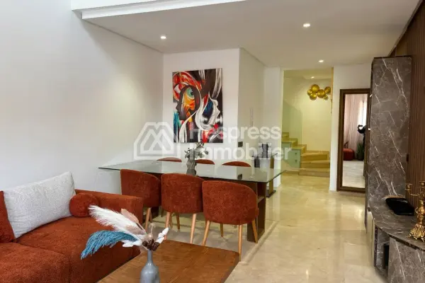 Apartment for rent in Gueliz . 5 large rooms. Furnished.