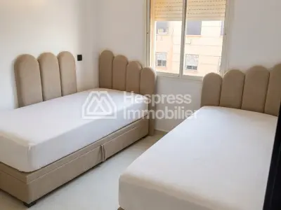 Superb apartment for rent in Gueliz . Comfortable 3 rooms. Furnished.