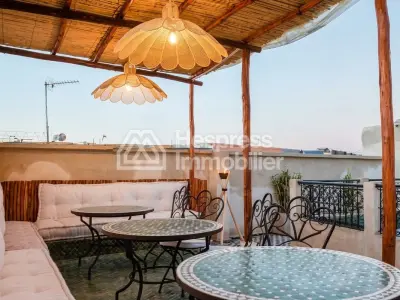 Beautiful riad for sale in Kennaria. Total area 170 m². Mountain views, central heating