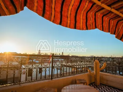 Beautiful riad for sale in Kennaria. Total area 170 m². Mountain views, central heating
