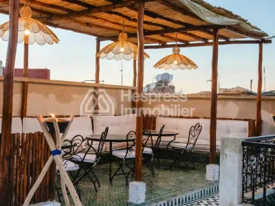Beautiful riad for sale in Kennaria. Total area 170 m². Mountain views, central heating