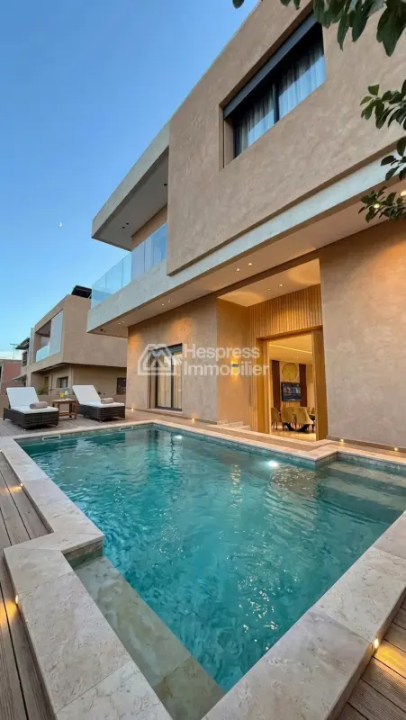 Luxury villa for rent in Route De L'Ourika . 8 rooms. Fully furnished.